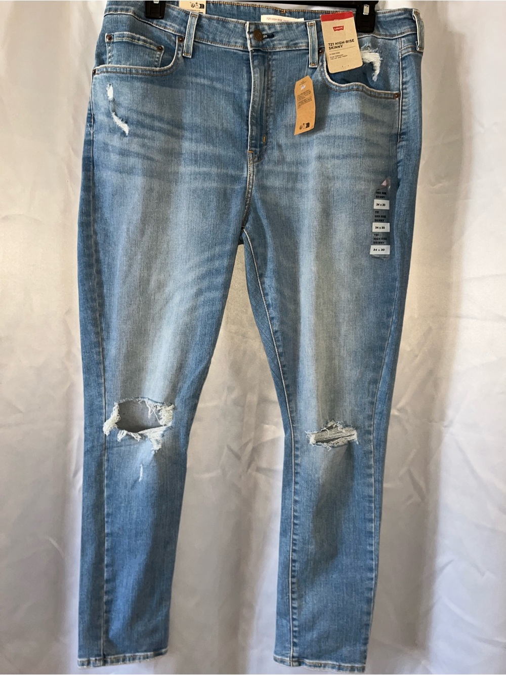 Levi's 721 High-Rise Skinny Jeans 34x30